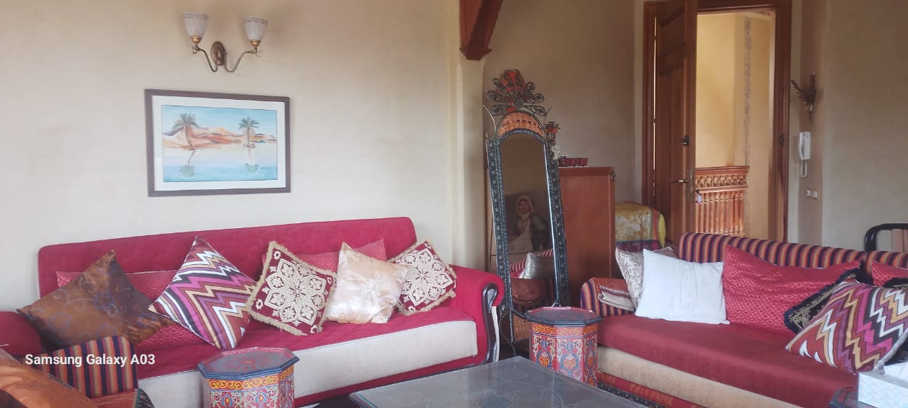 Marrakech Expert Immo vous propose à la vente un somptueux appartement meublé à la Palmeraie – Grand luxe