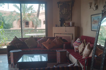 Marrakech Expert Immo vous propose à la vente un somptueux appartement meublé à la Palmeraie – Grand luxe